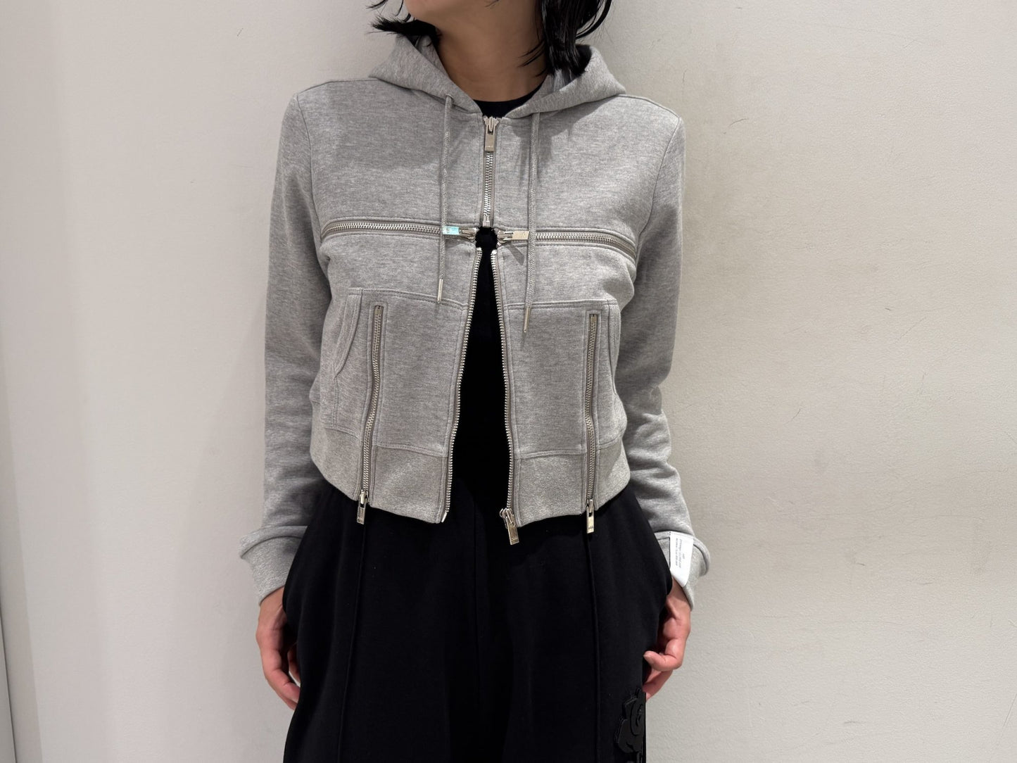 BROKEN ZIP-UP HOODIE【25AW】