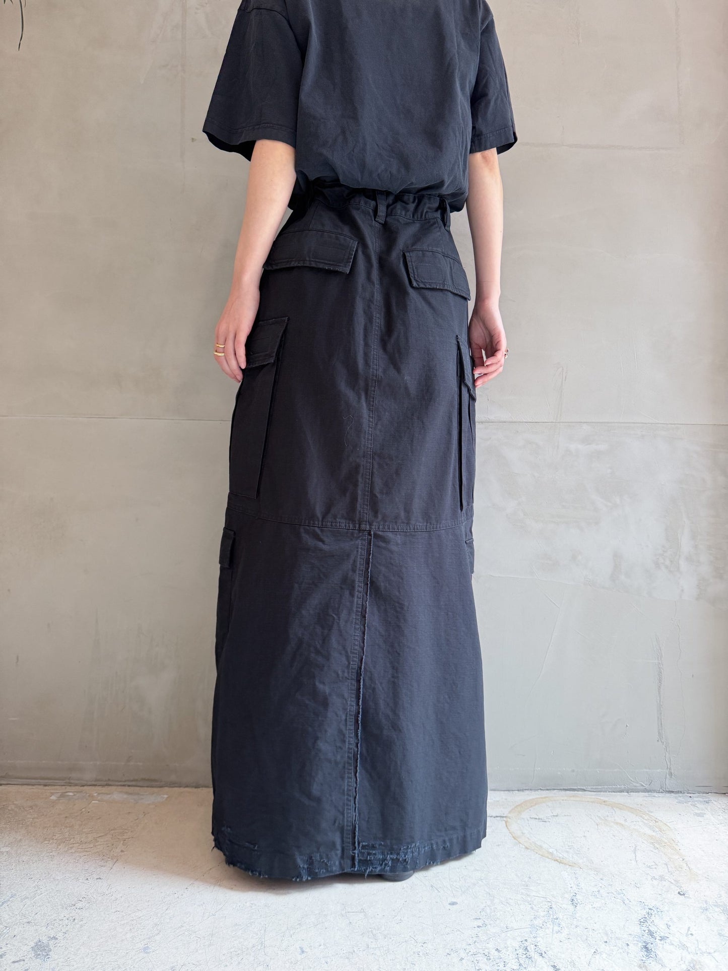 Cargo Maxi Skirt【25AW】