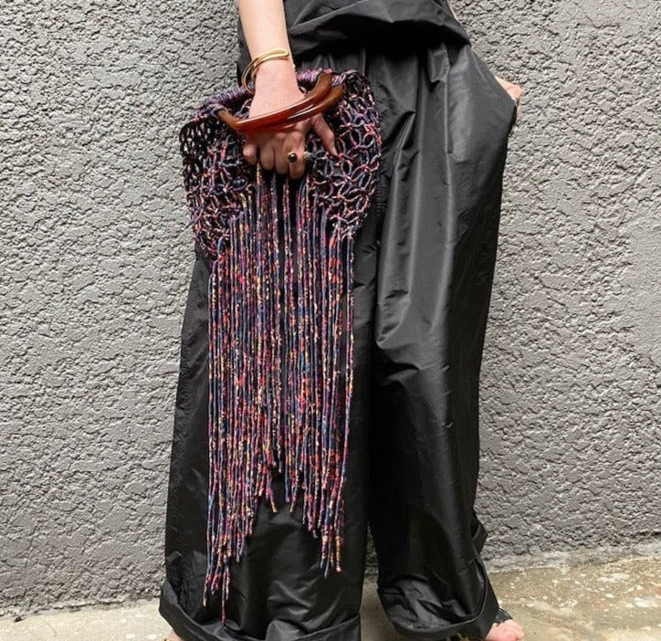 DRIES VAN NOTEN/フリンジバッグ