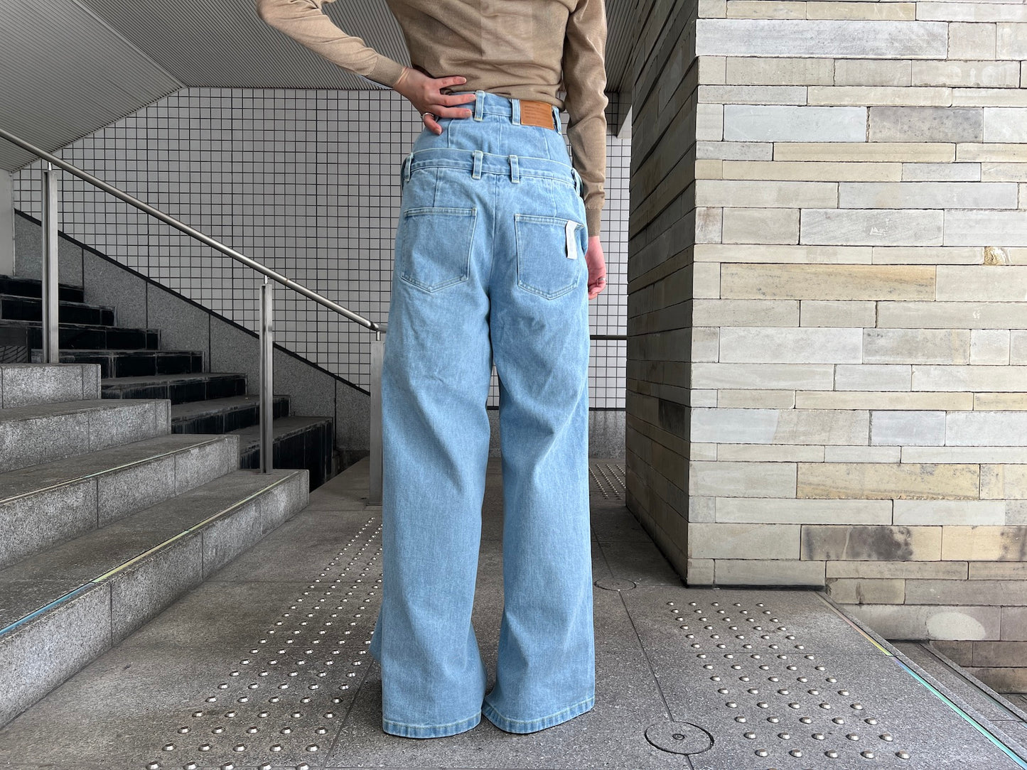 DOUBLE FLAP DETAILED DENIMパンツ【23AW】