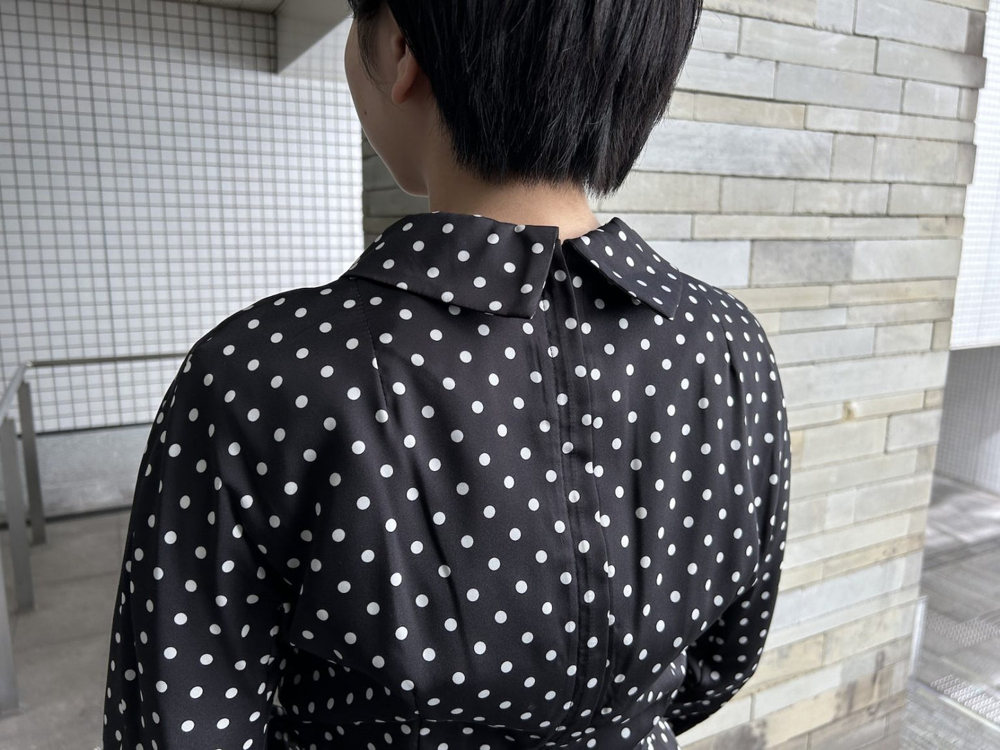 ドット柄ワンピース【23AW】