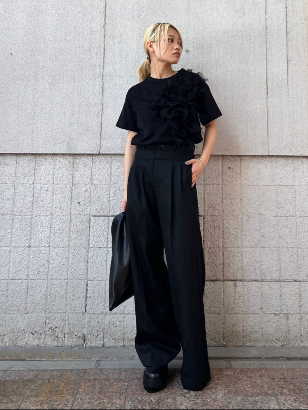 チュールフリルTシャツ【25AW】