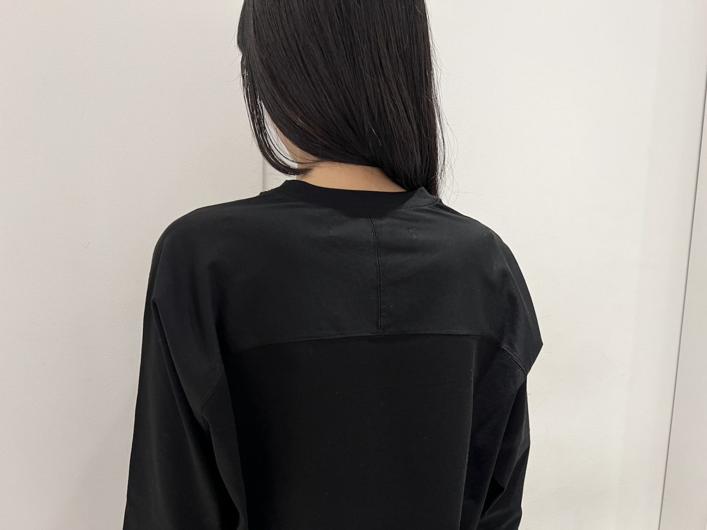 COTTON JERSEY SWITCHED TOP【25AW】