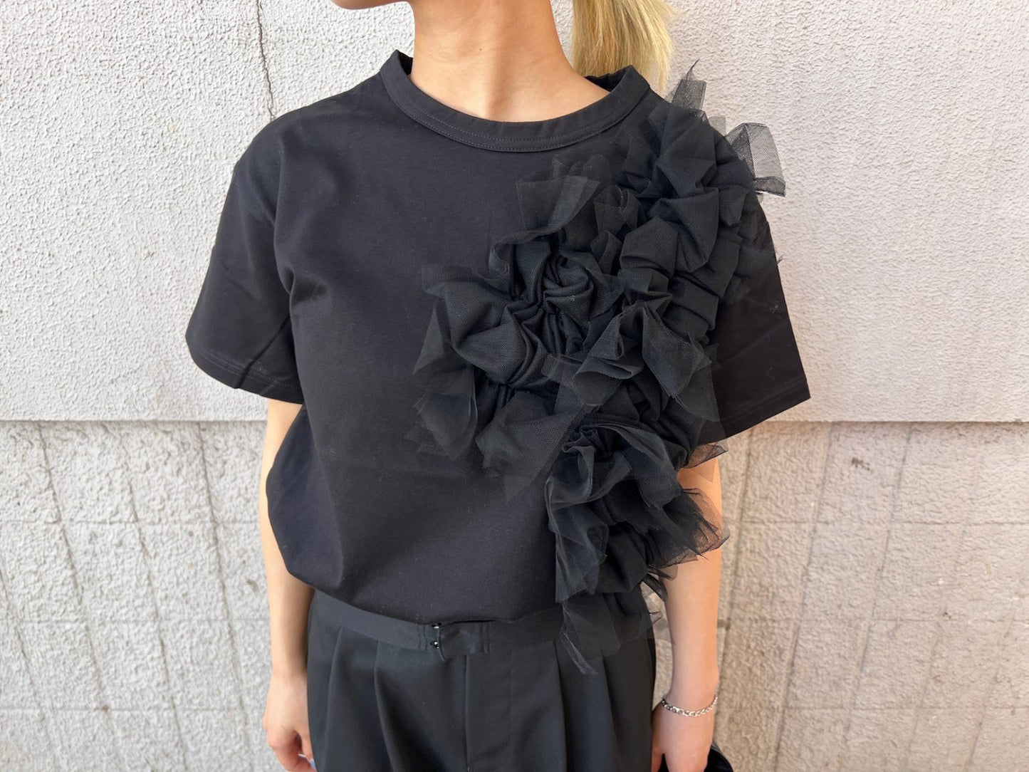 チュールフリルTシャツ【25AW】