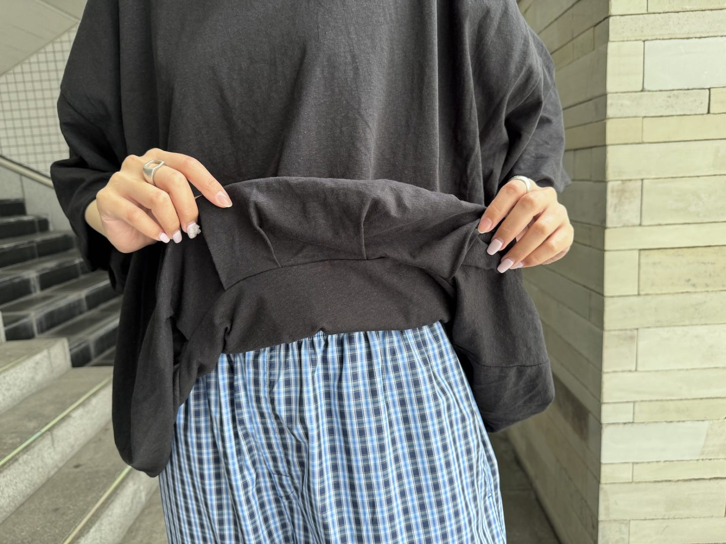 ギャザーロゴTシャツ(UNISEX)