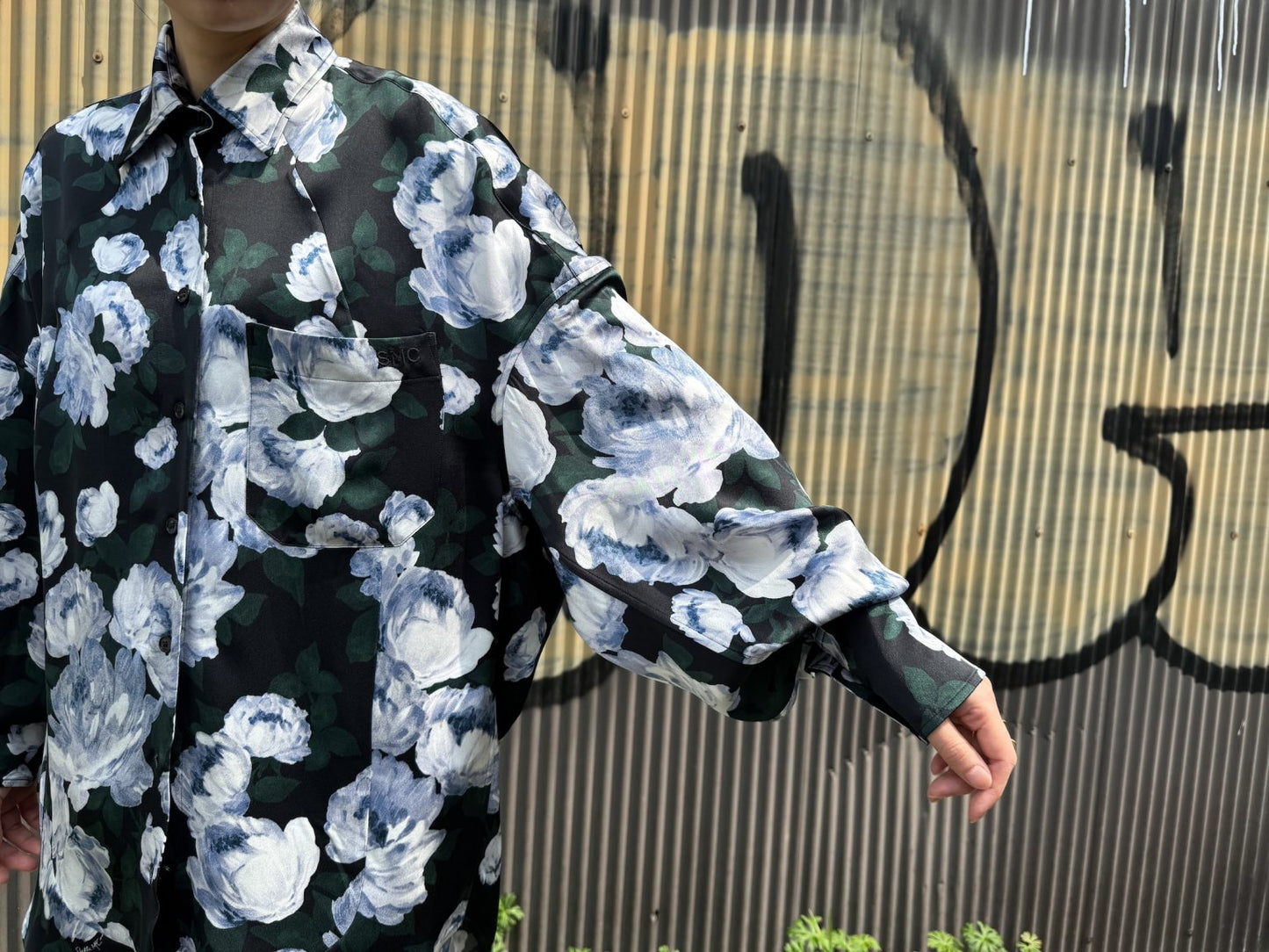 ENVERS SATIN PJ SHIRT