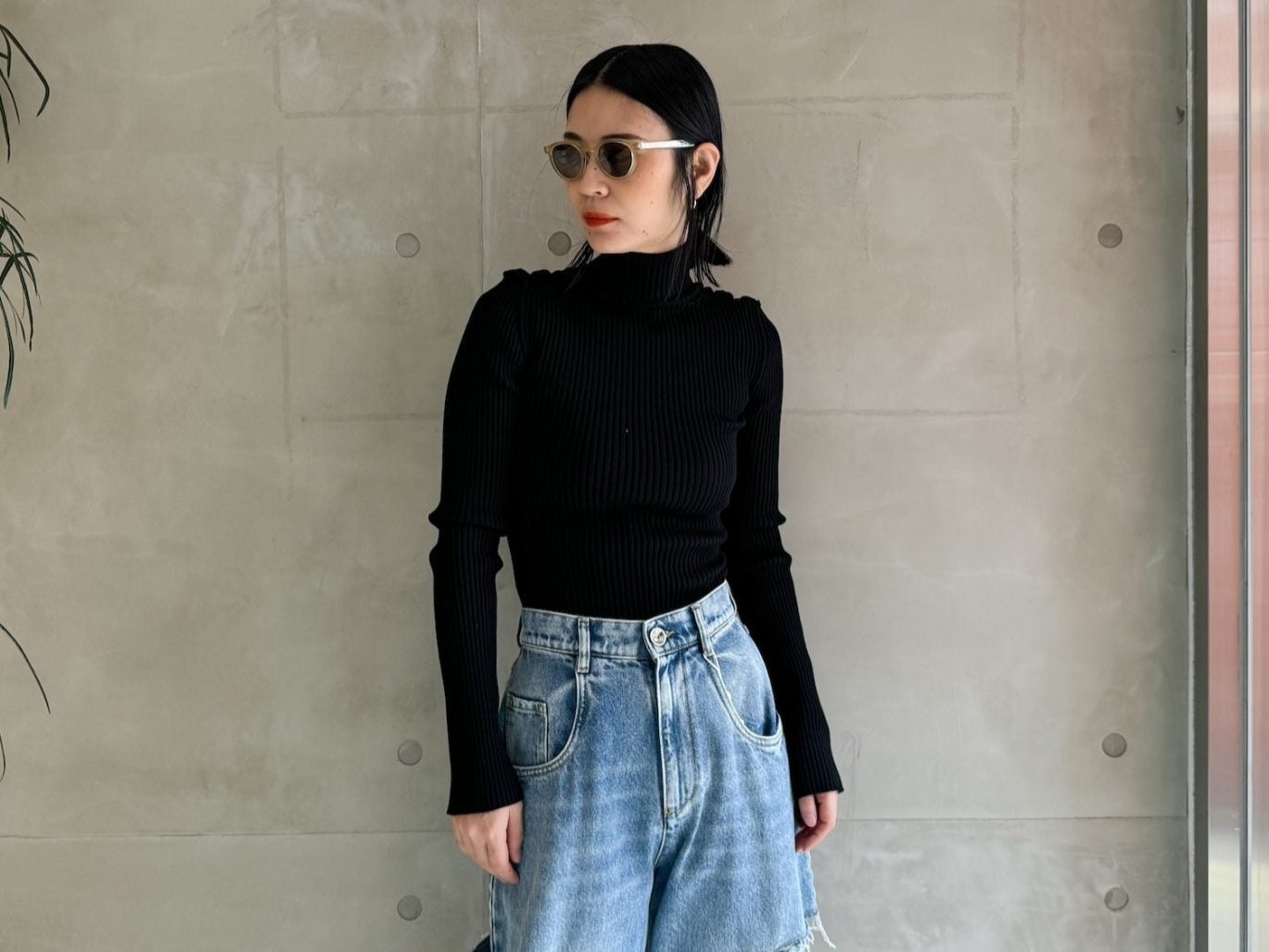 BIG LABEL INSIDE-OUT KNITTED