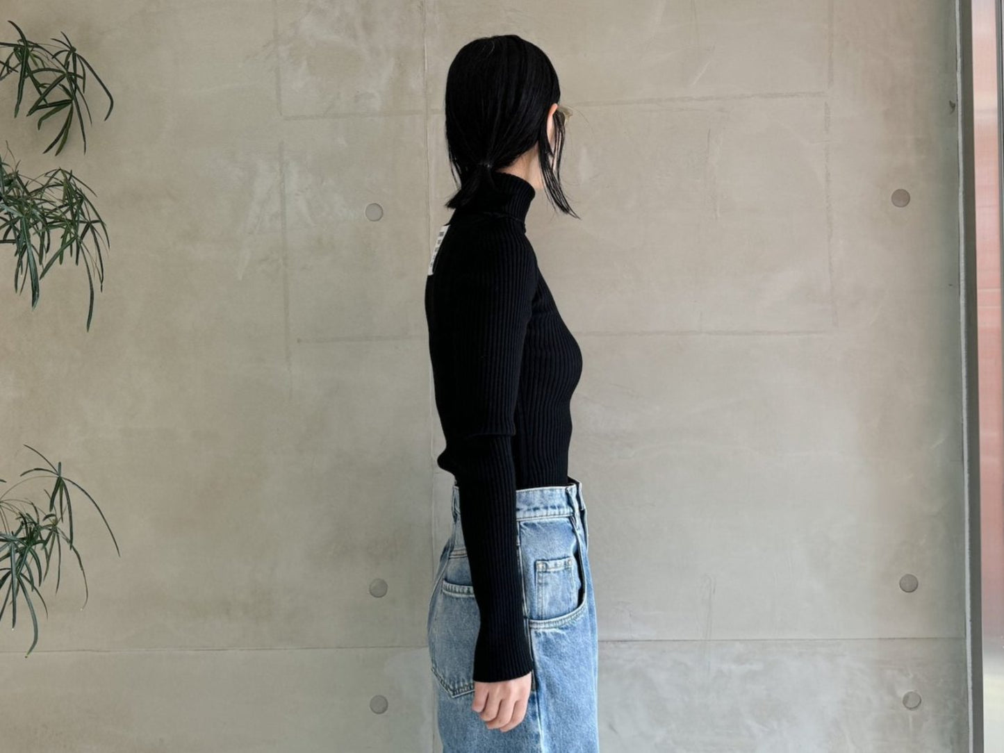 BIG LABEL INSIDE-OUT KNITTED