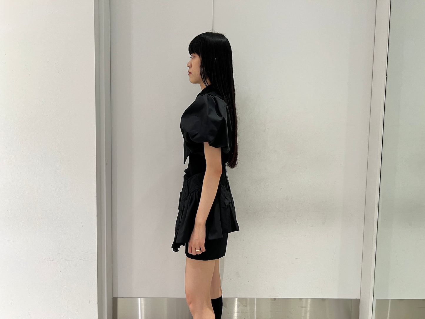 BELTED FLARE PUFF TOP【25AW】