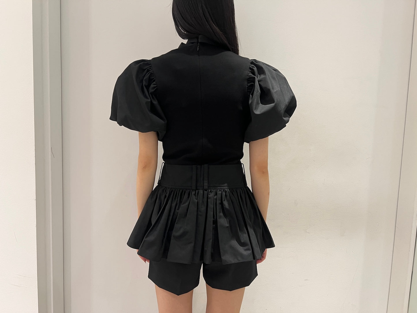 BELTED FLARE PUFF TOP【25AW】