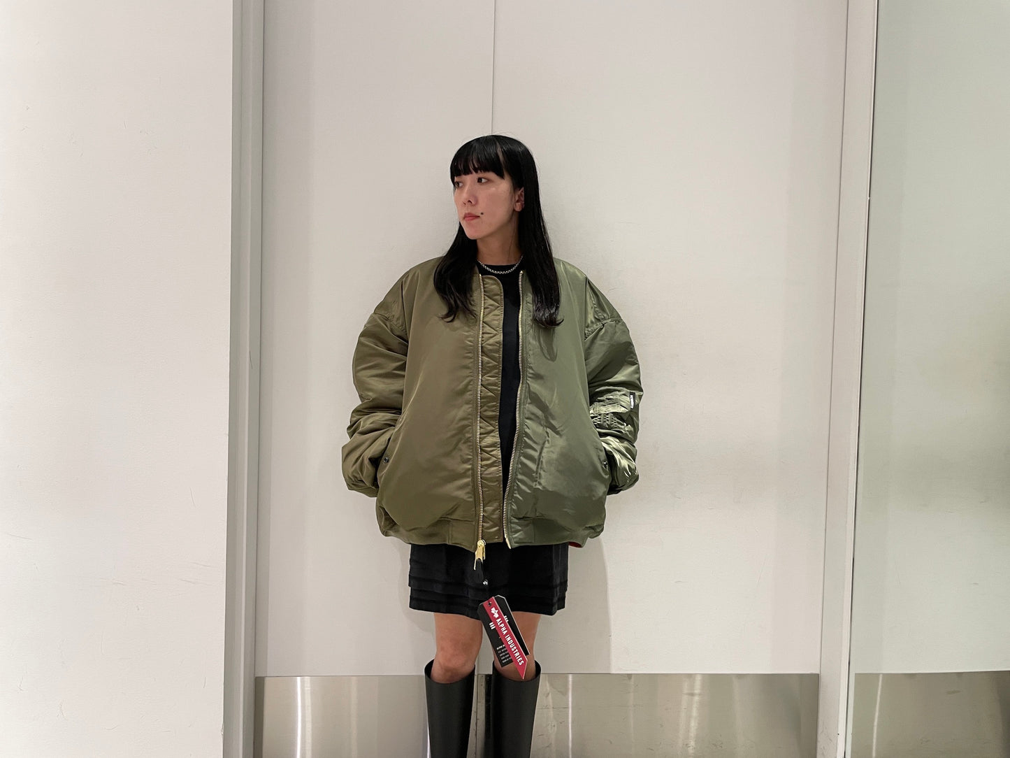 DOUBLE ZIP BOMBERJACKET
