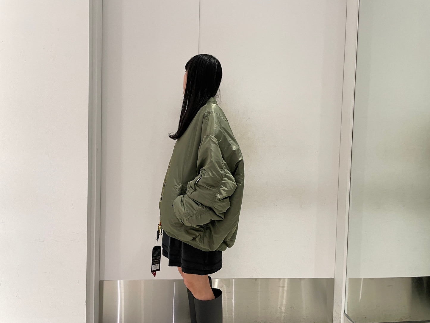 DOUBLE ZIP BOMBERJACKET