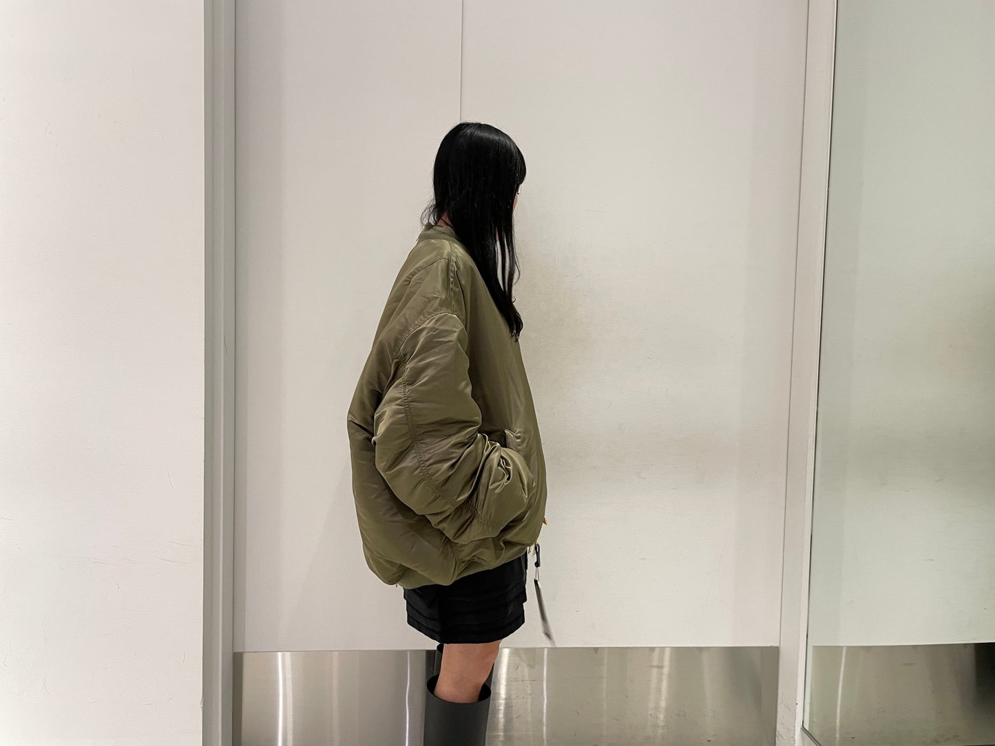 DOUBLE ZIP BOMBERJACKET