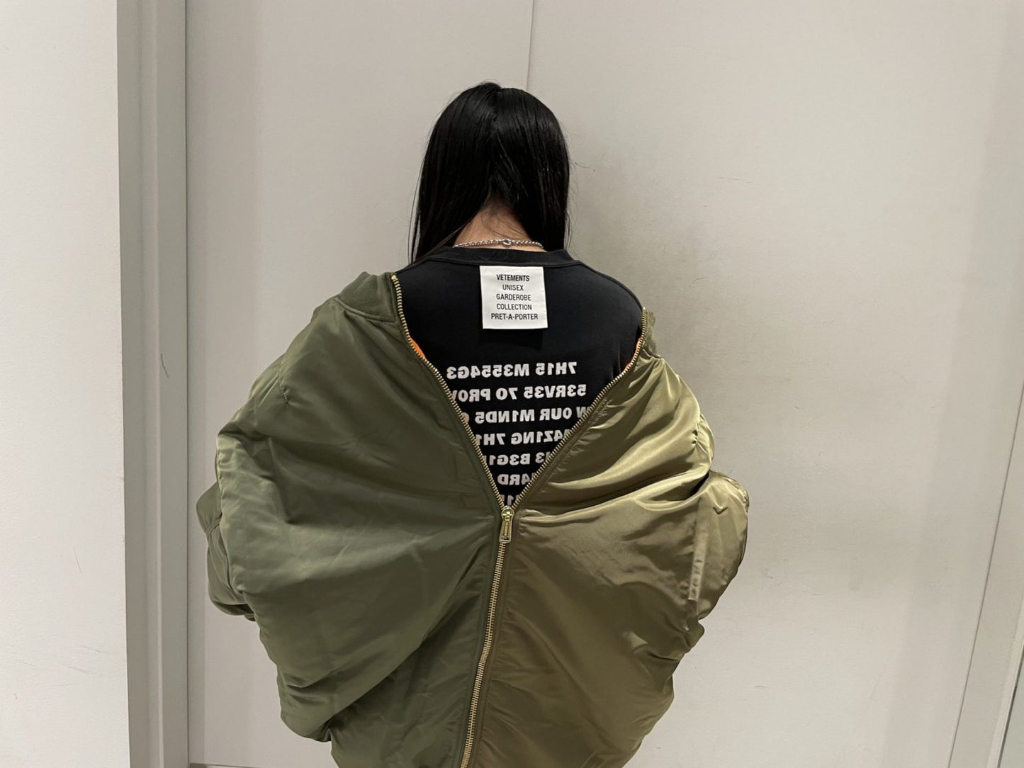 DOUBLE ZIP BOMBERJACKET