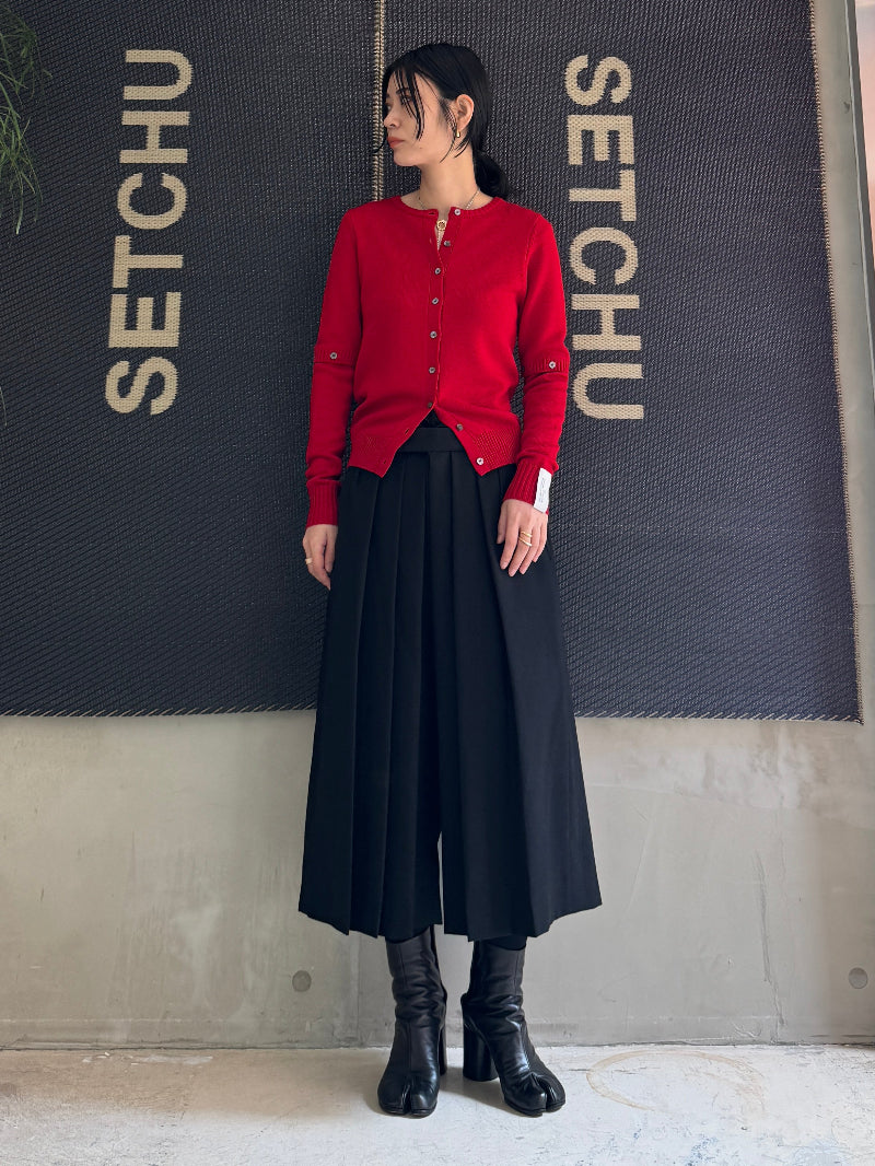 DETACHABLE SLEEVE CARDIGAN SET【25AW】