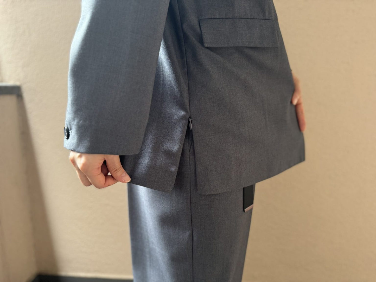 SIDE ZIP DRESS JACKET