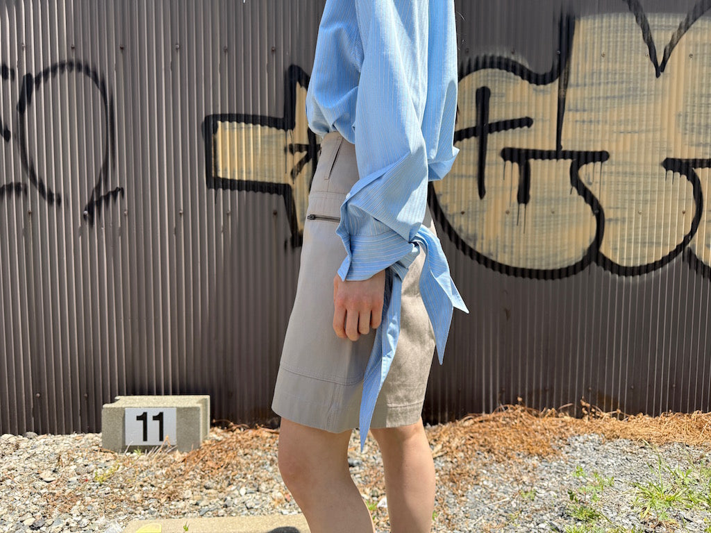 zipper patch short pants【25SS】