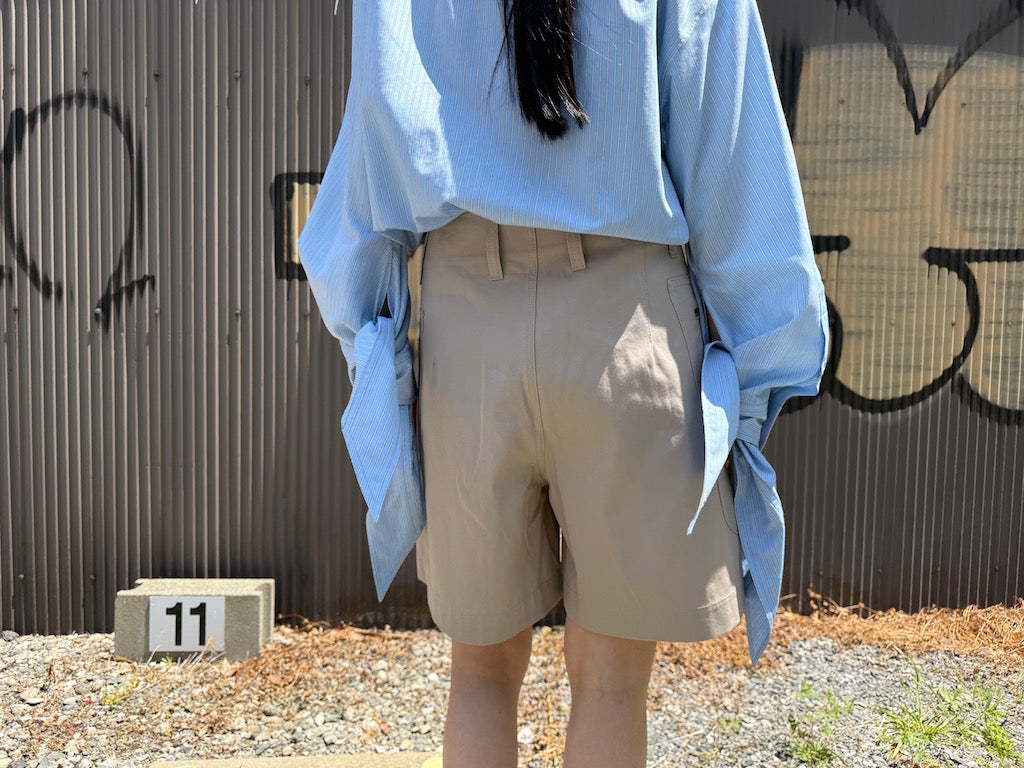 zipper patch short pants【25SS】