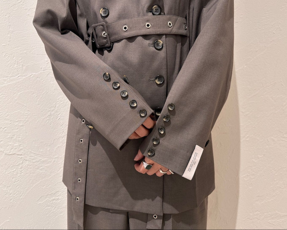 MULTI BUTTONHOLES OVERSIZED BLAZER