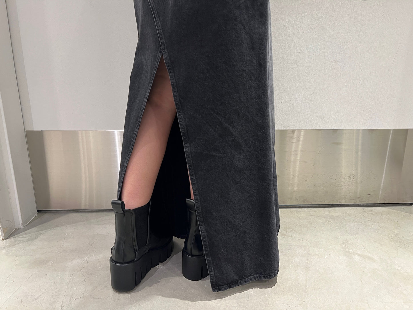 ペイントデニムスカート【25AW】