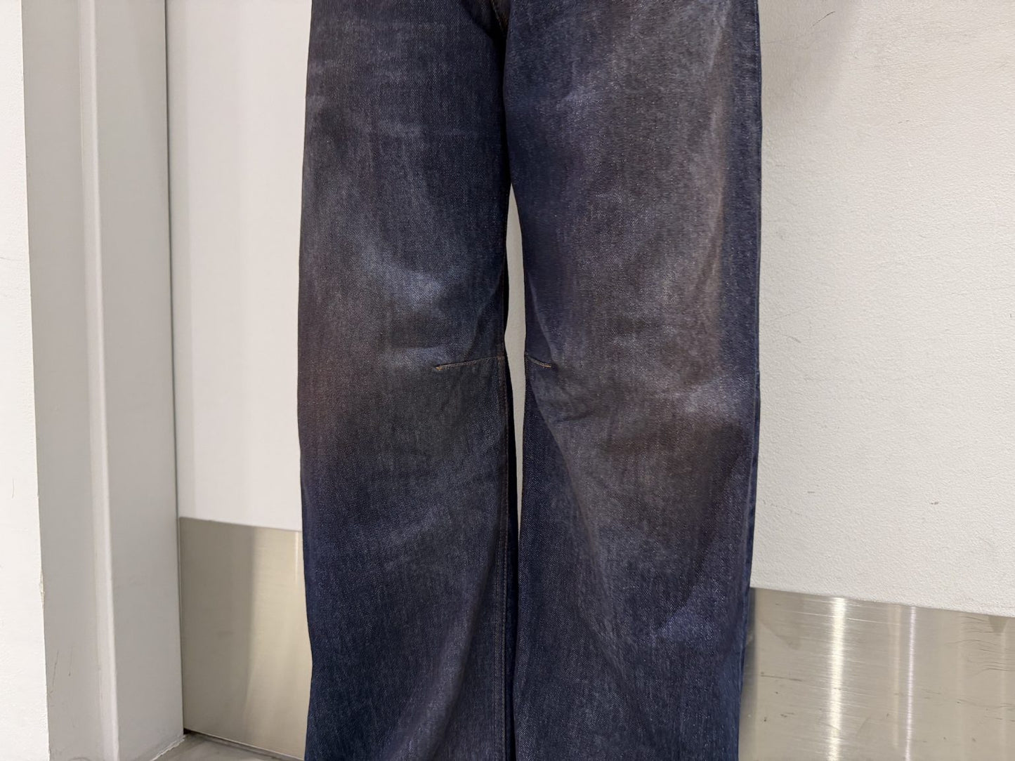 ワイドレッグデニムパンツ