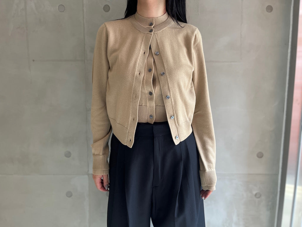 LAYERED CARDIGAN【25AW】