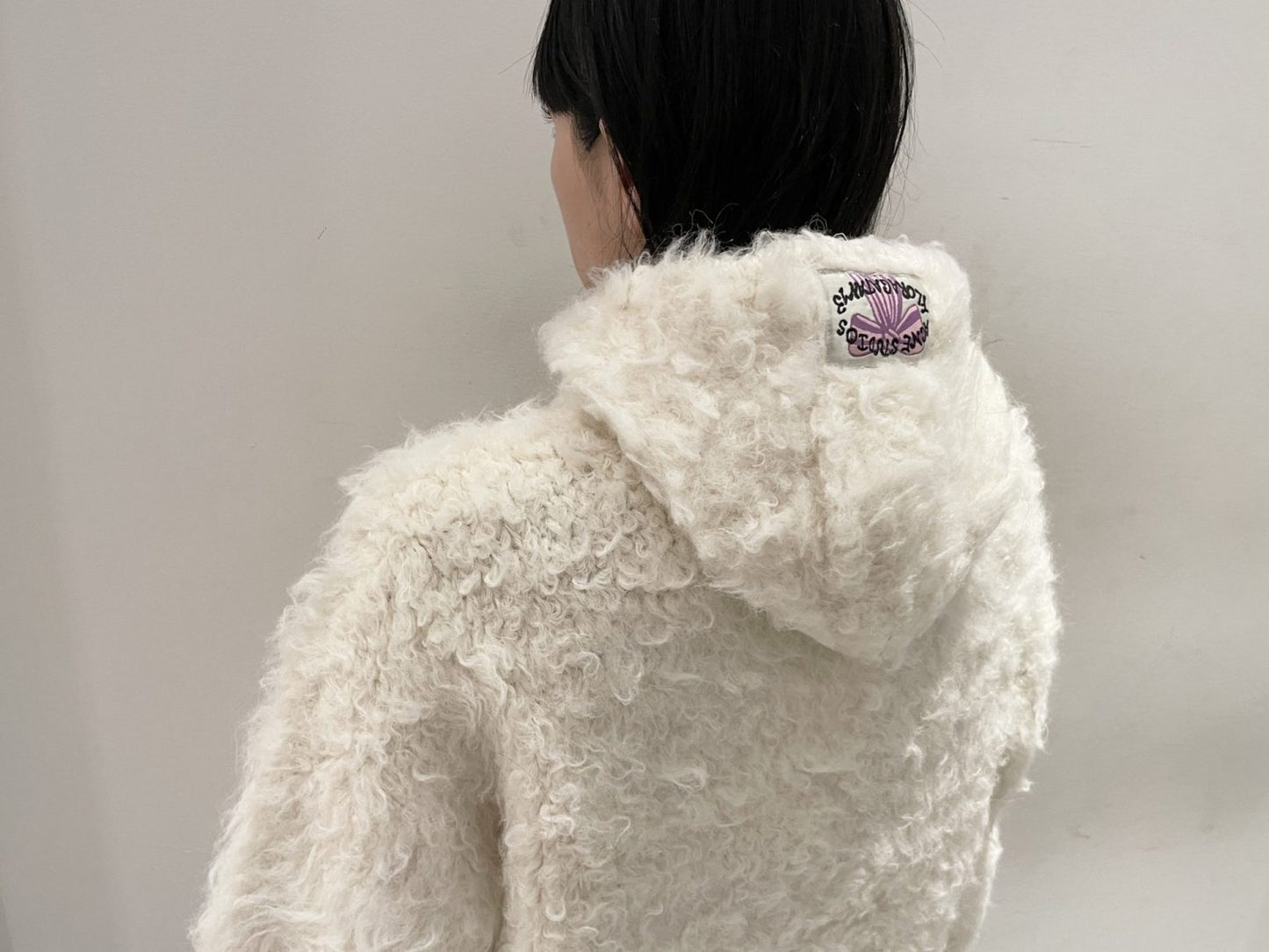 フード付ニット