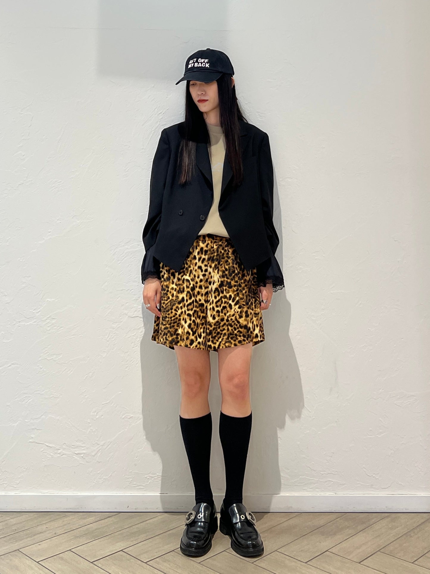BLOUSE LAYERED PEACKED BLAZER【25SS】