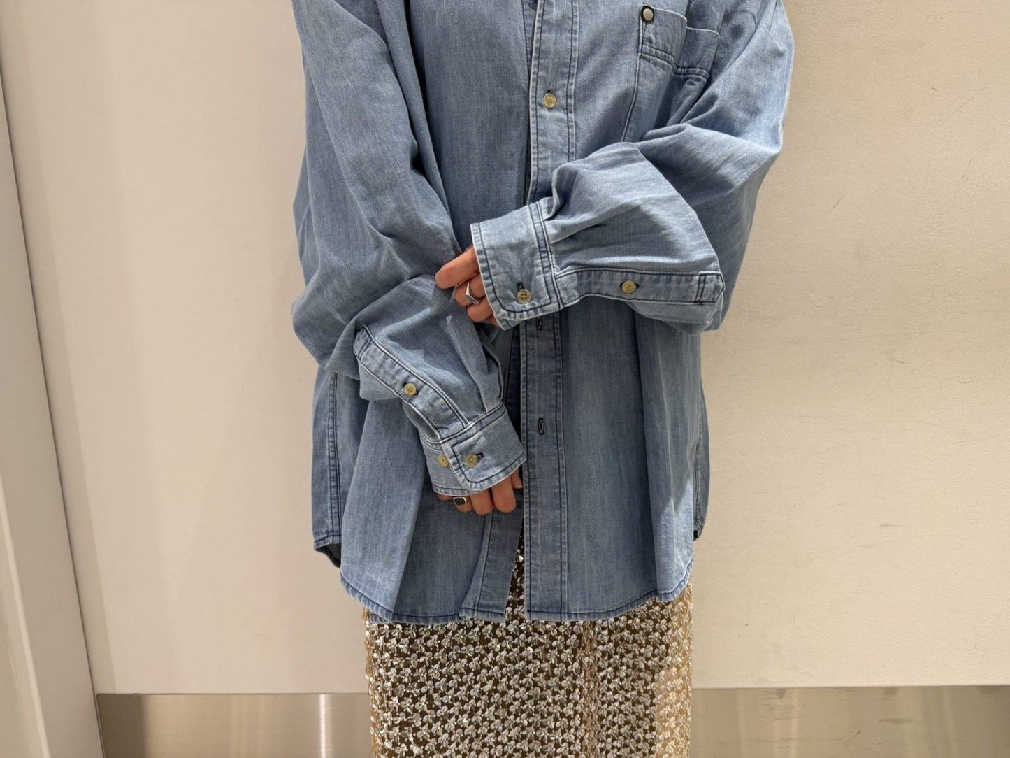 BIG DENIM SHIRT【25AW】