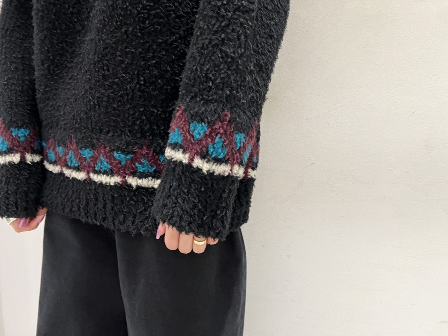 モックネックニット(MEN)