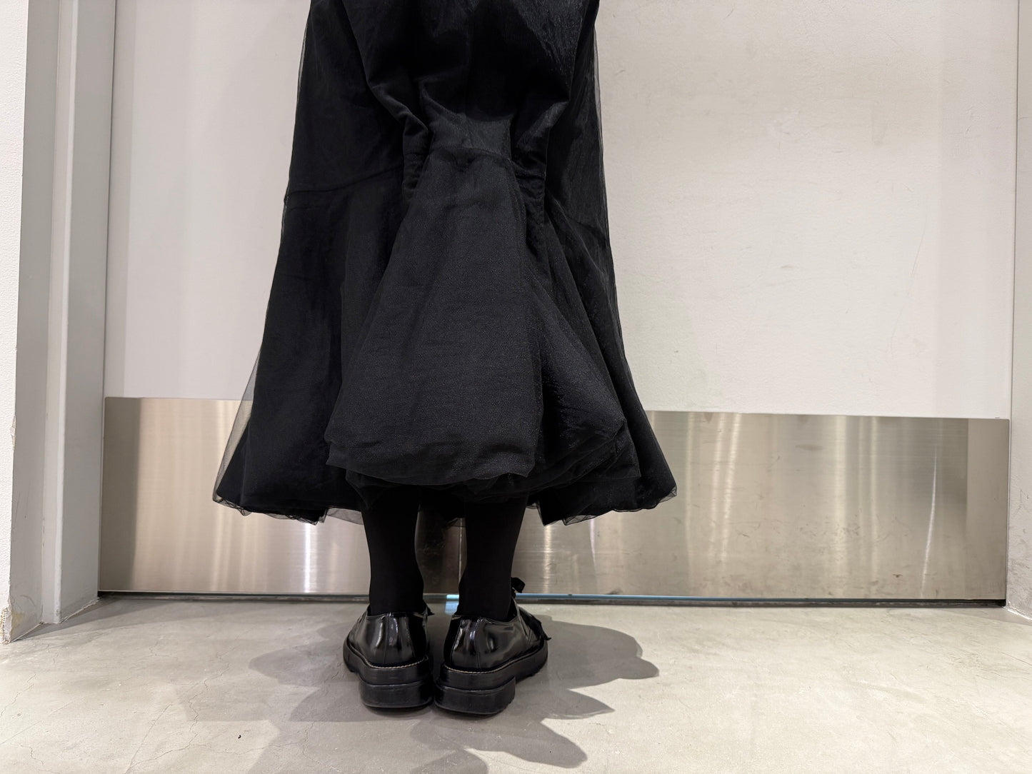 チュールバルーンスカート