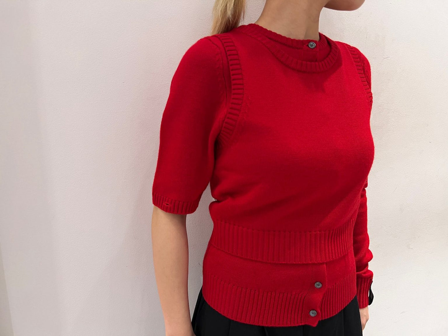 DETACHABLE SLEEVE CARDIGAN SET【25AW】