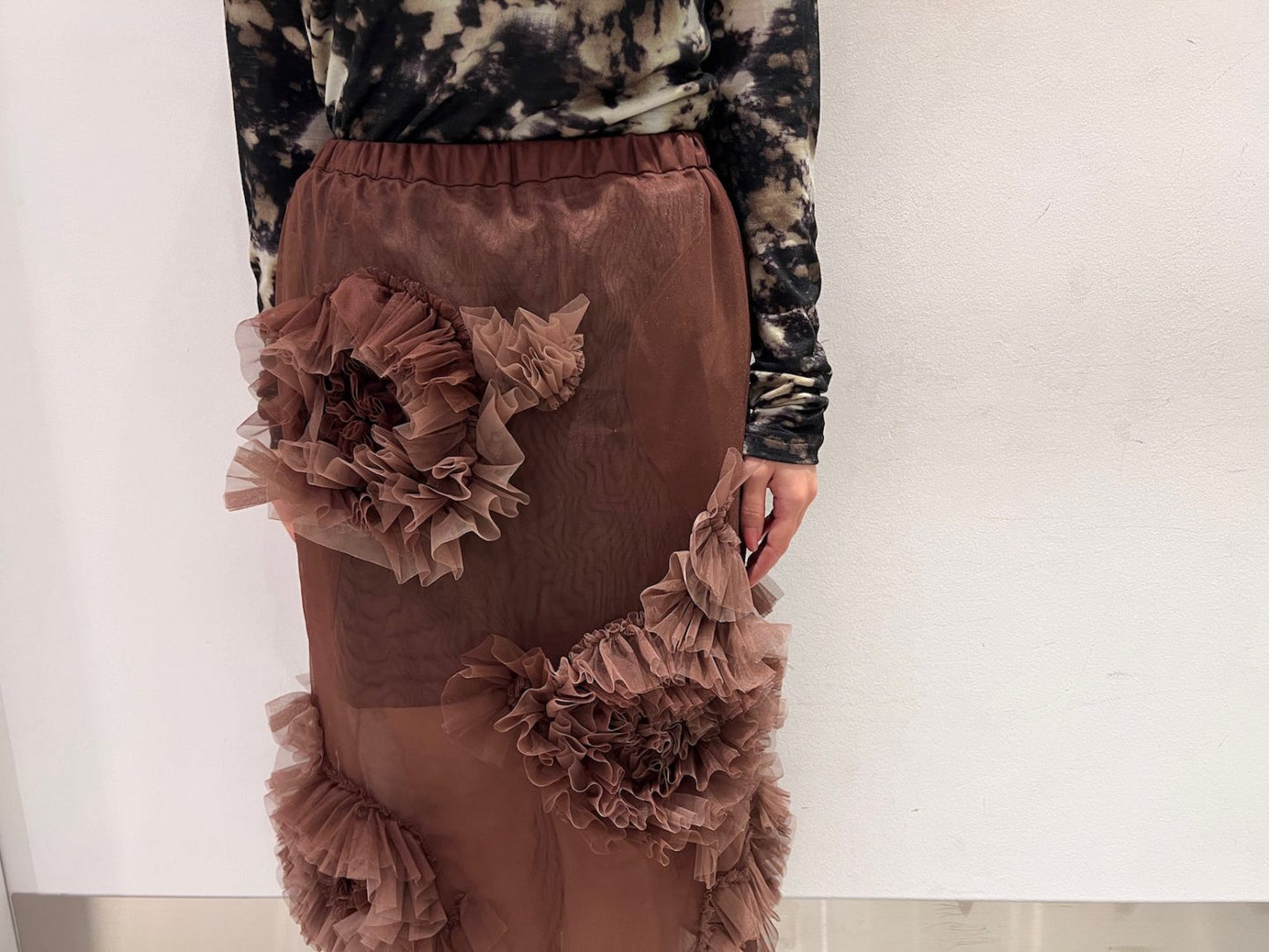 Flower Tulle Skirt【25AW】