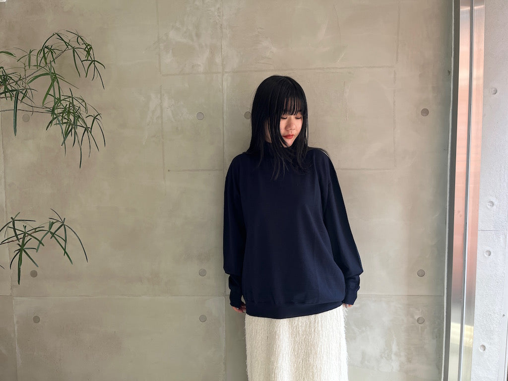 high neck pullover long sleeves knit【25AW】