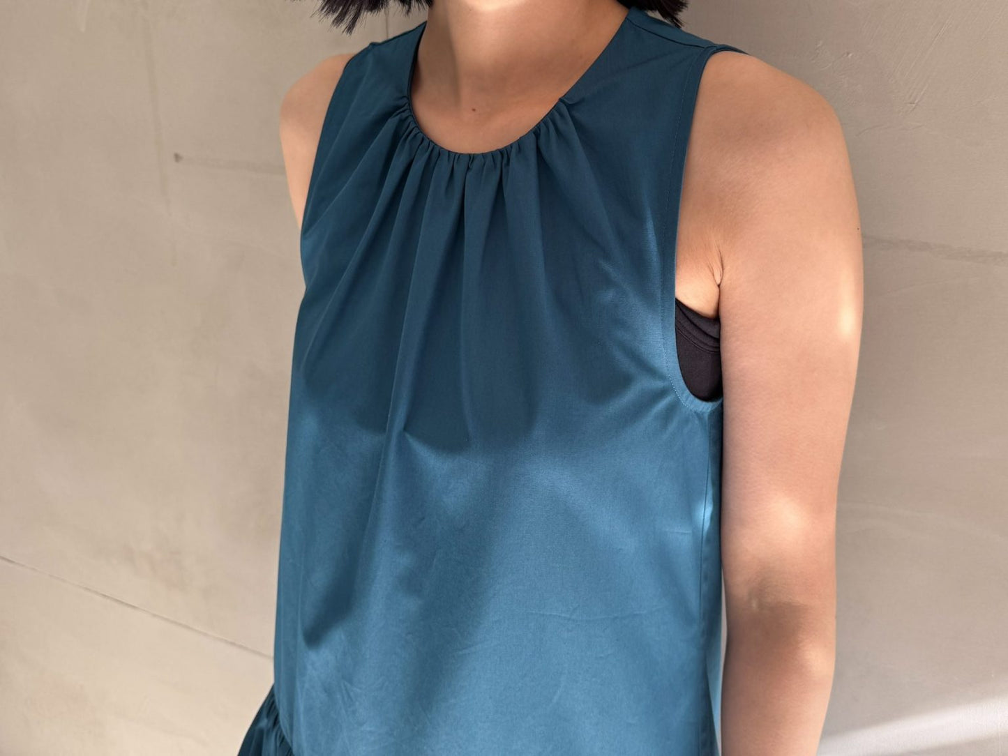 JIL SANDER / スリーブレスフレアドレス