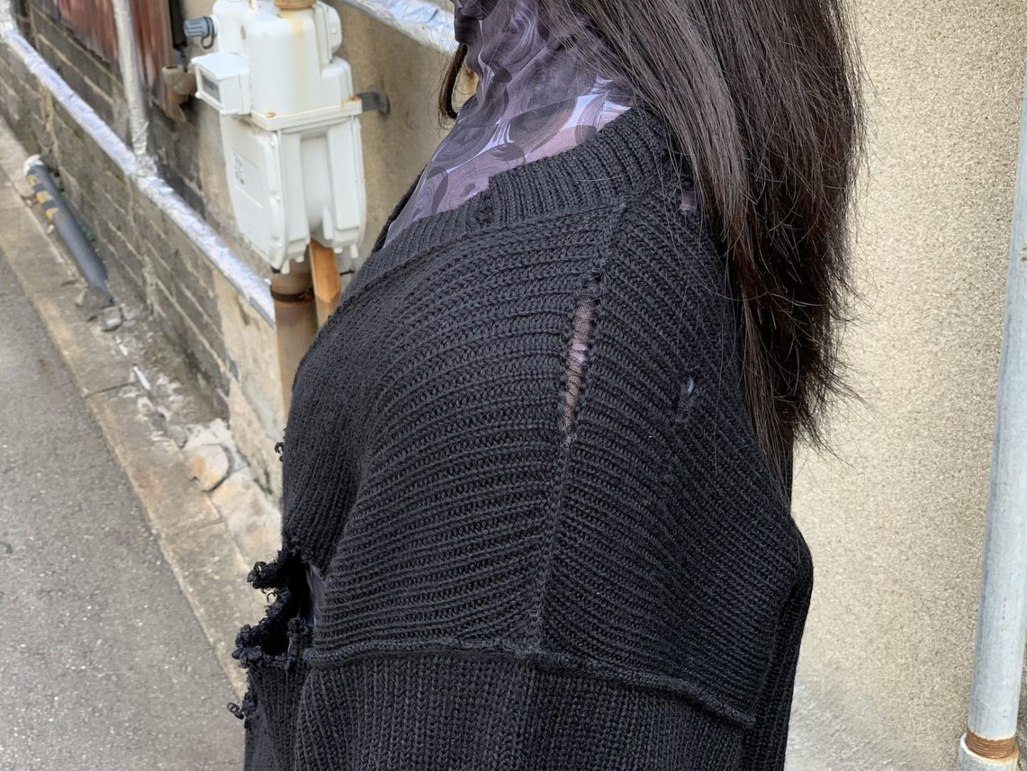 DESTROYED SWEATER