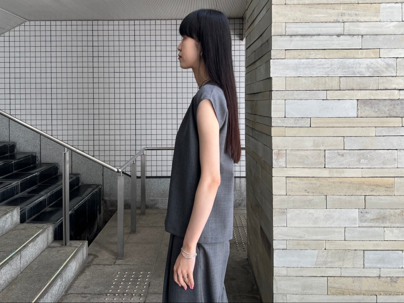 スリーブレスカットソー【25SS】