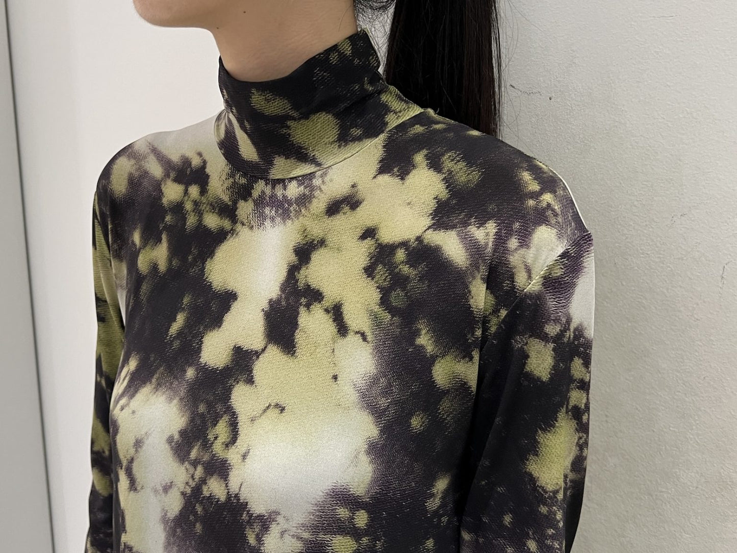 総柄ハイネックワンピース【25AW】