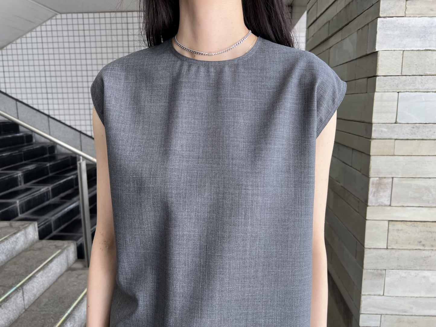 スリーブレスカットソー【25SS】