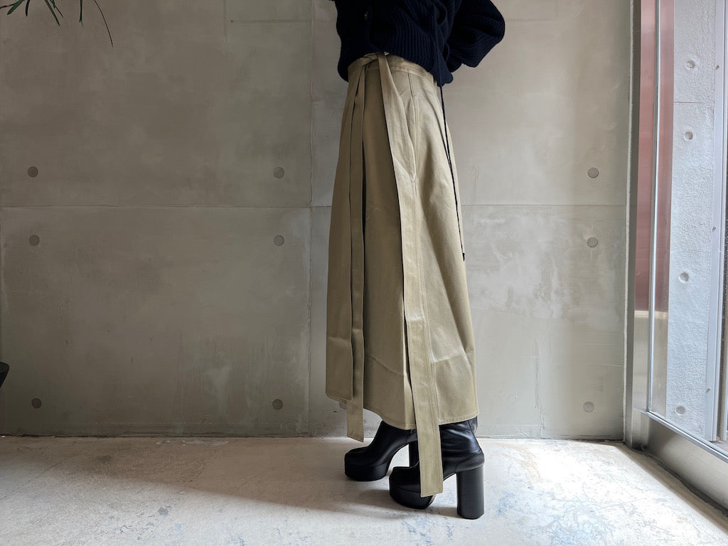 wrap skirt【25AW】