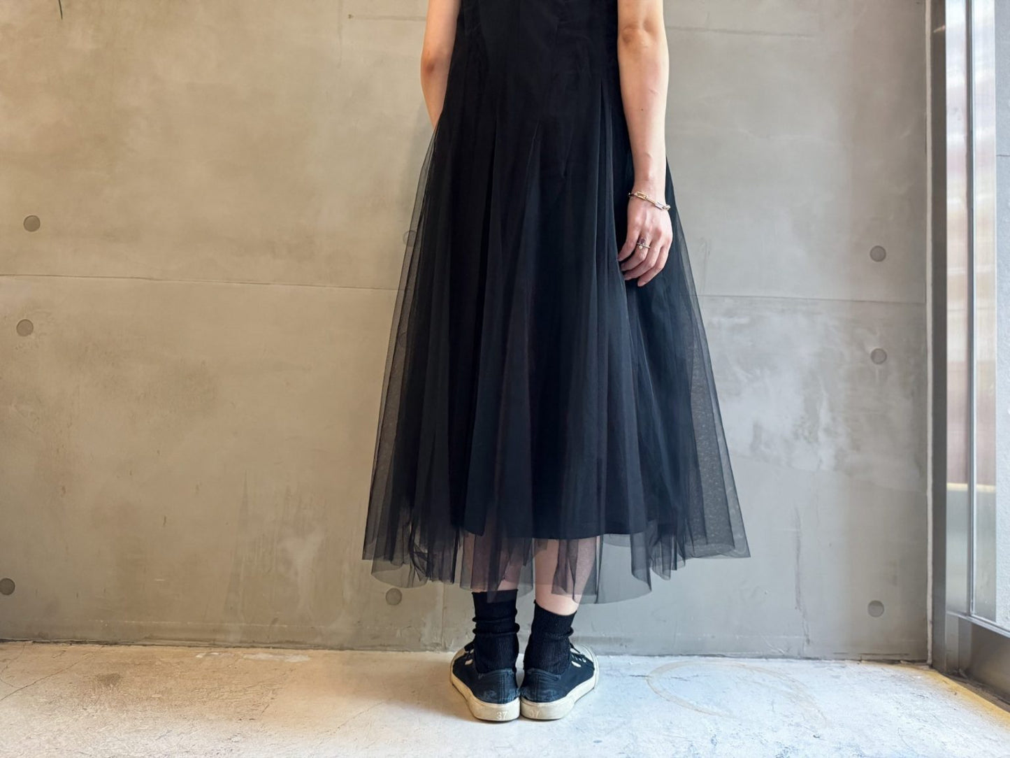 チュールレイヤードワンピース【25AW】
