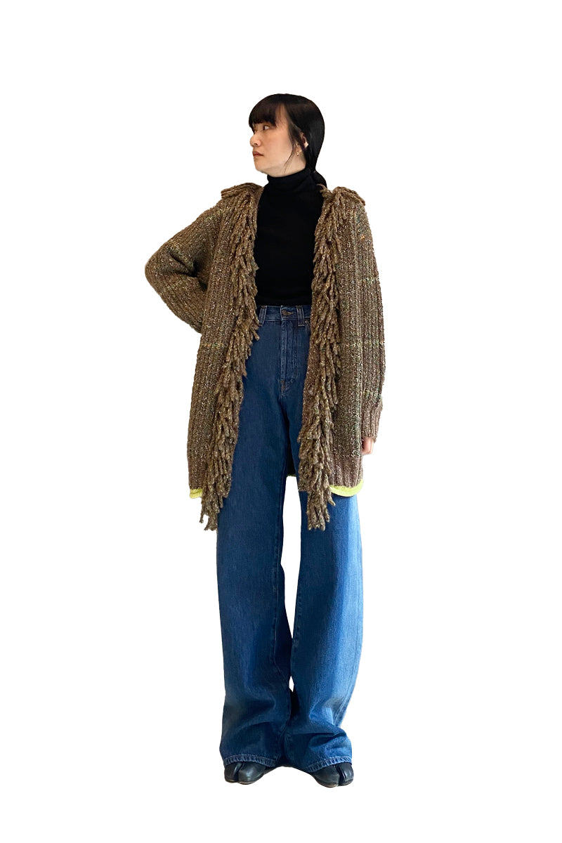 TWEED KNIT CARDIGAN【23AW】