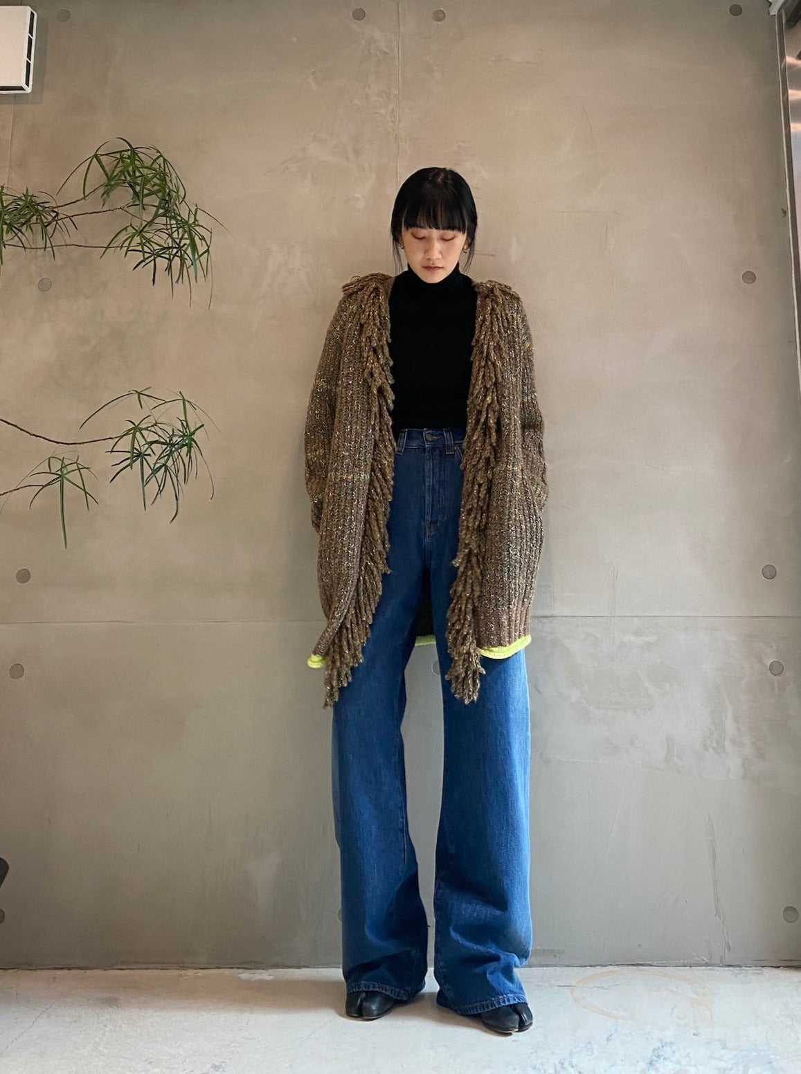 TWEED KNIT CARDIGAN【23AW】
