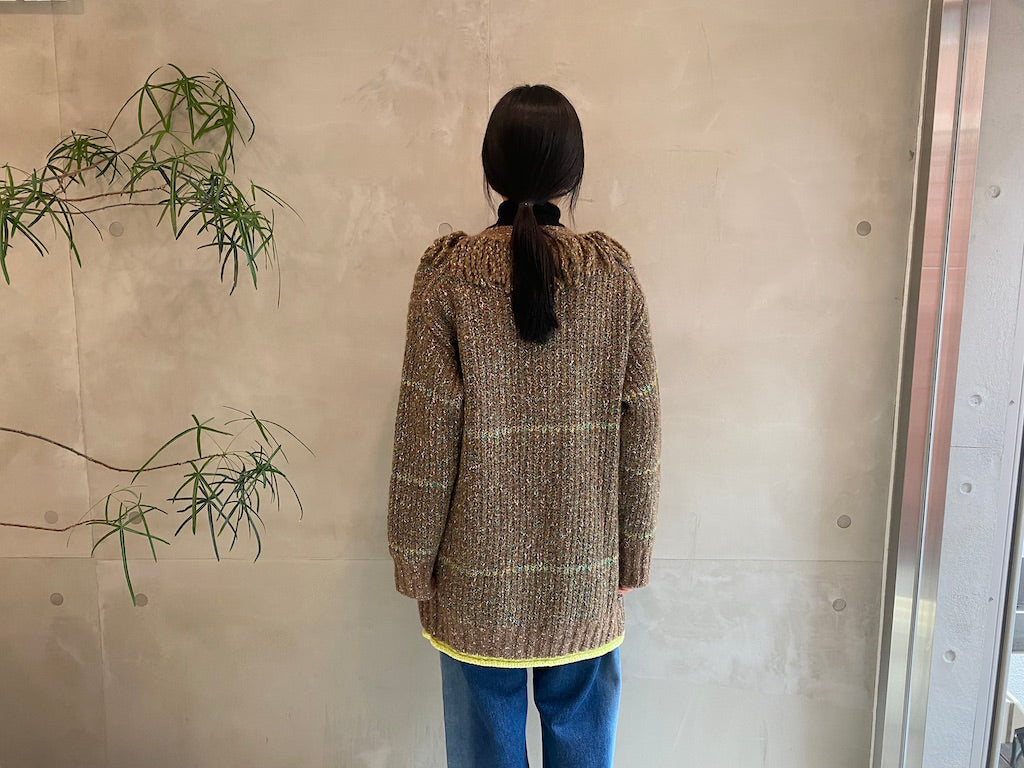 TWEED KNIT CARDIGAN【23AW】