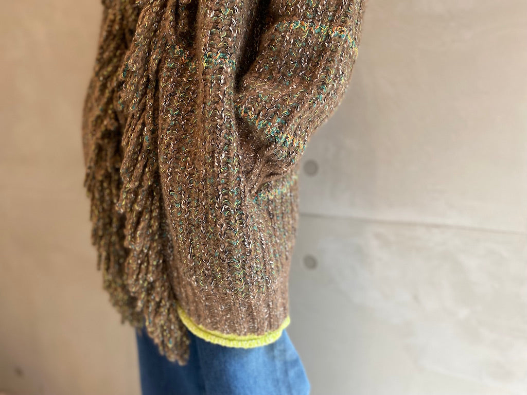 TWEED KNIT CARDIGAN【23AW】