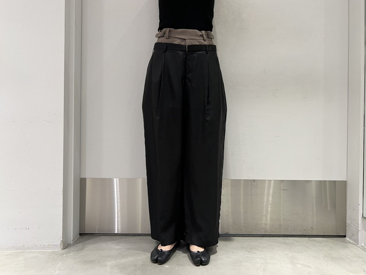 切替ワイドパンツ