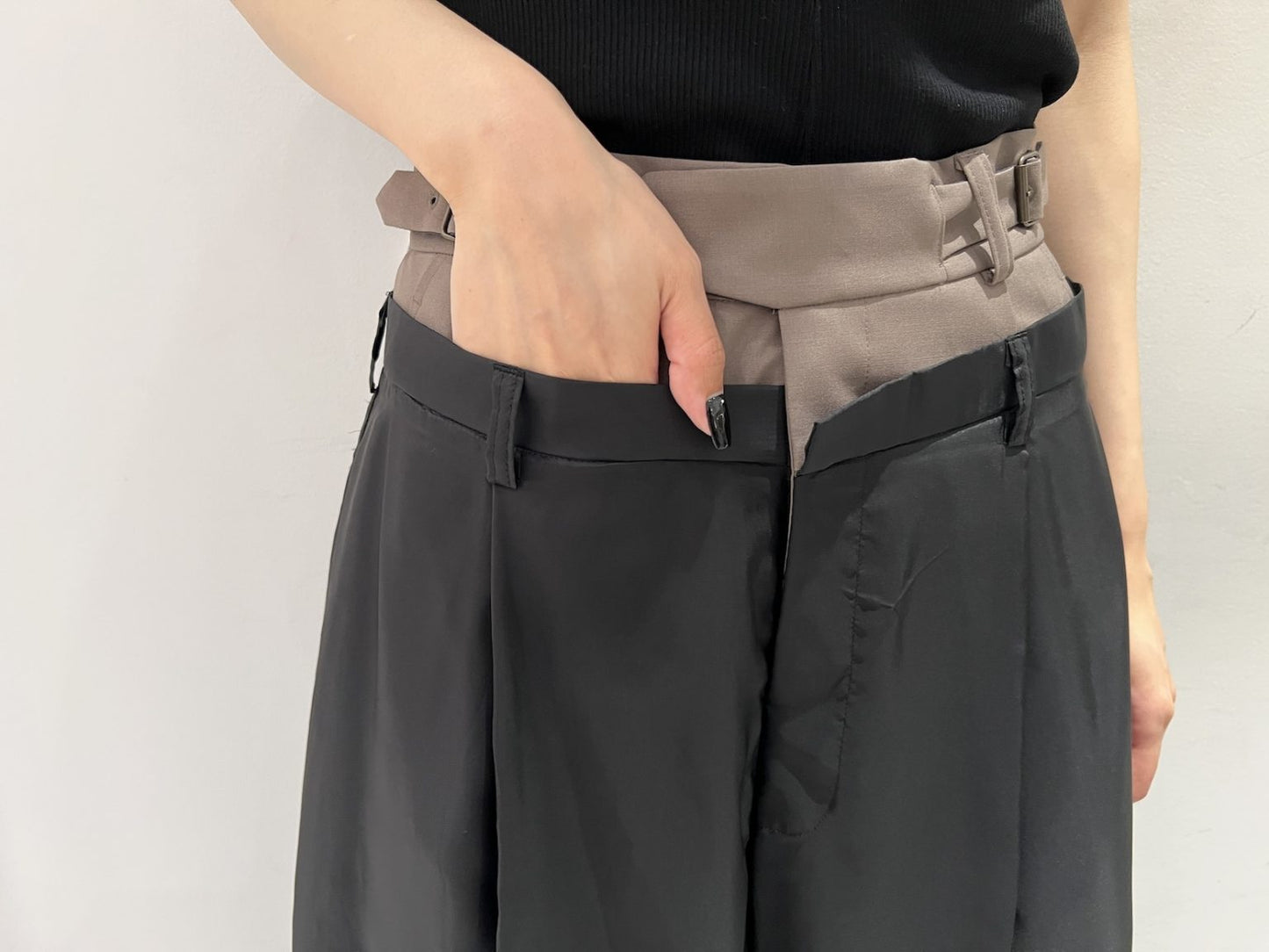切替ワイドパンツ