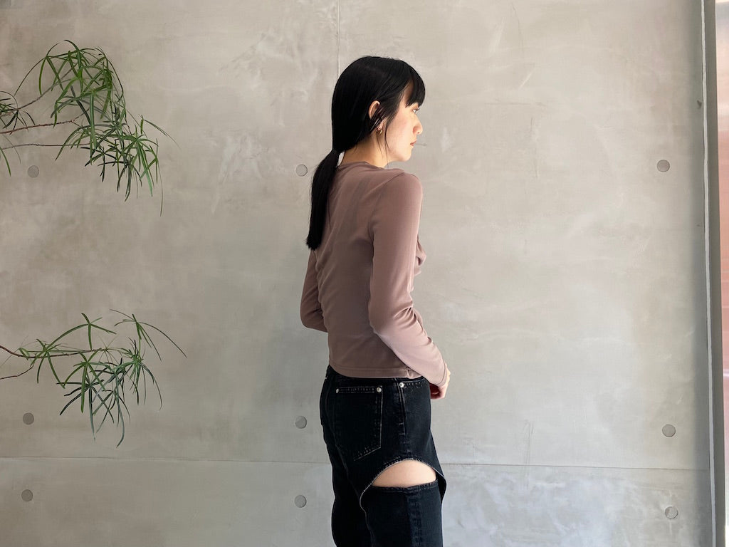 KNOTTED JERSEY TOP【23AW】