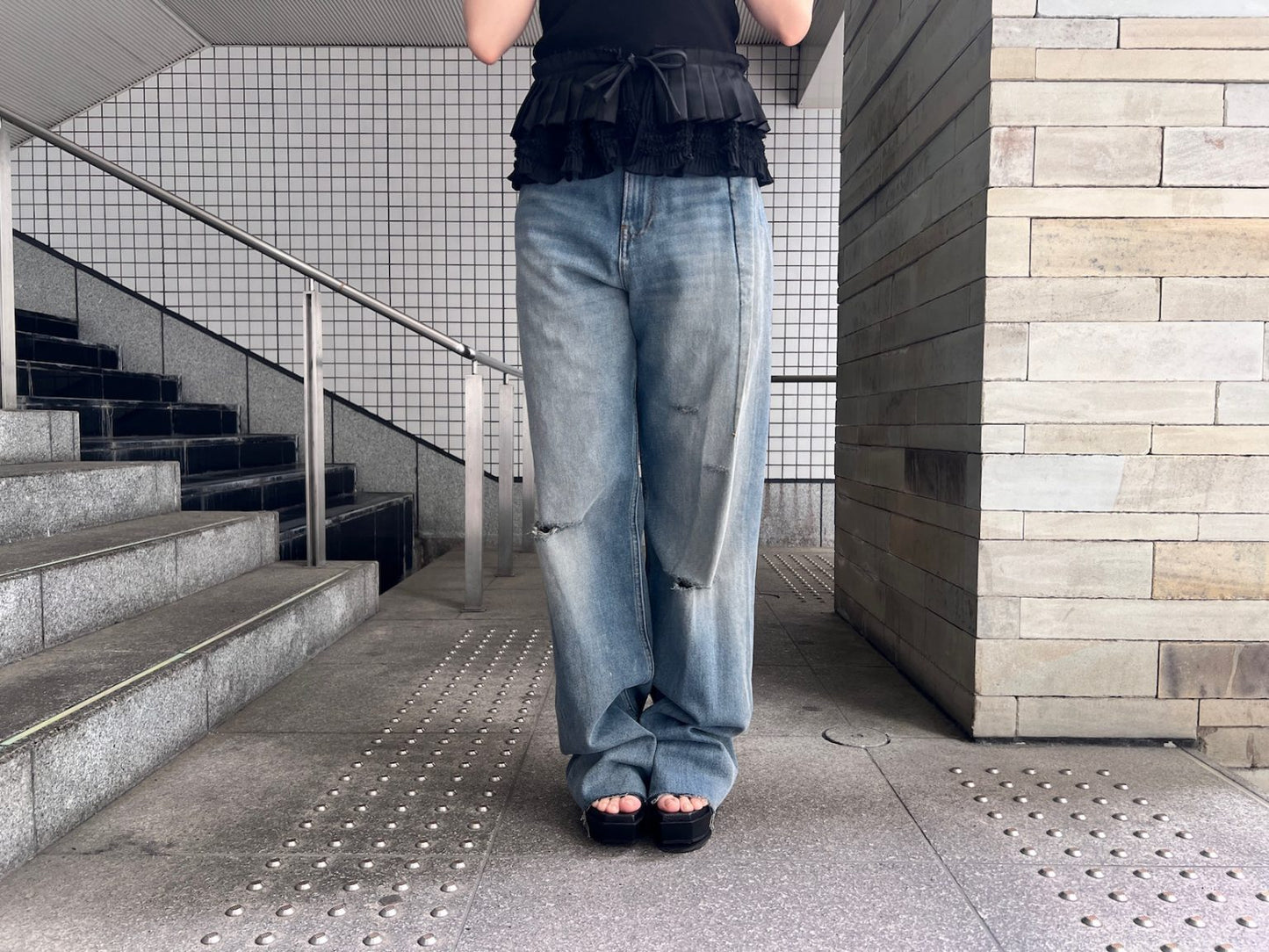 エイジドデニムパンツ【25SS】
