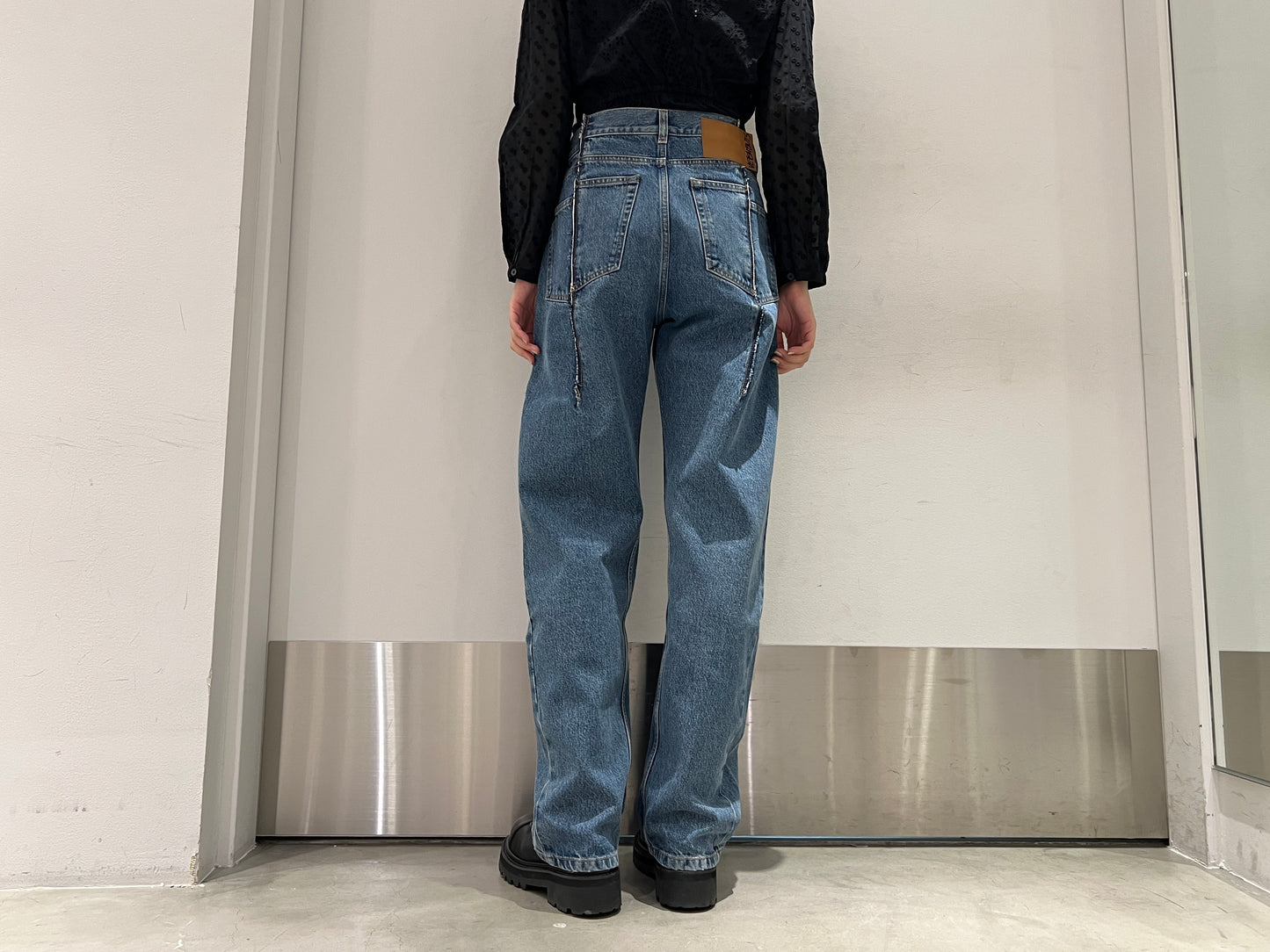 CUT UP デニムパンツ